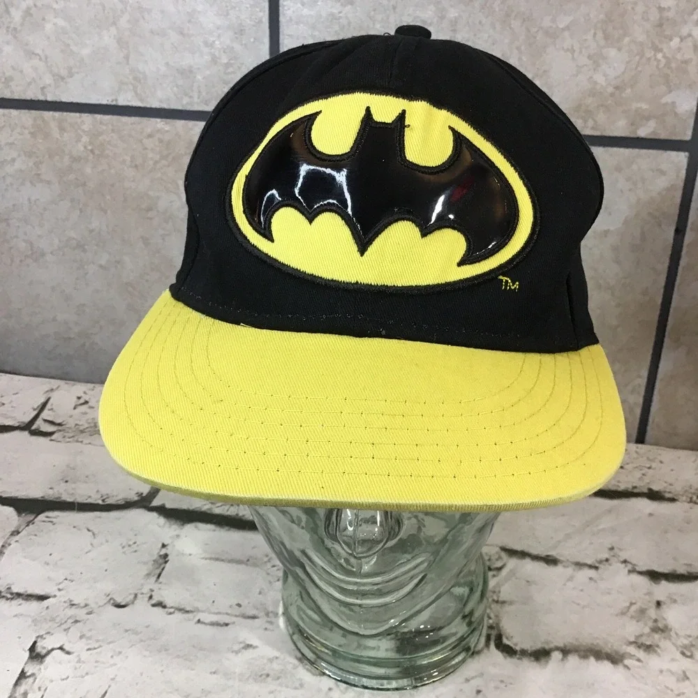 Batman Hat Youth One‎ Size DC Comics Classic Logo Snapback Baseball Cap